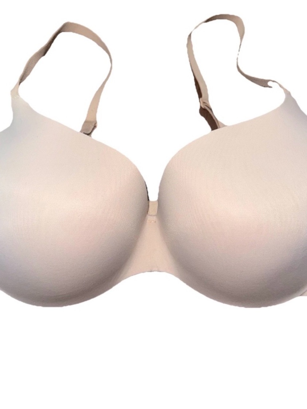 Auden Embedded Wire Demi Bra Cream Nude Size 36D Lined Lightly Padded T Shirt